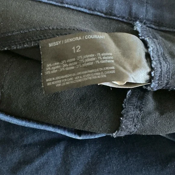 Nine West Dark Blue Jean Shorts - Picture 2 of 4